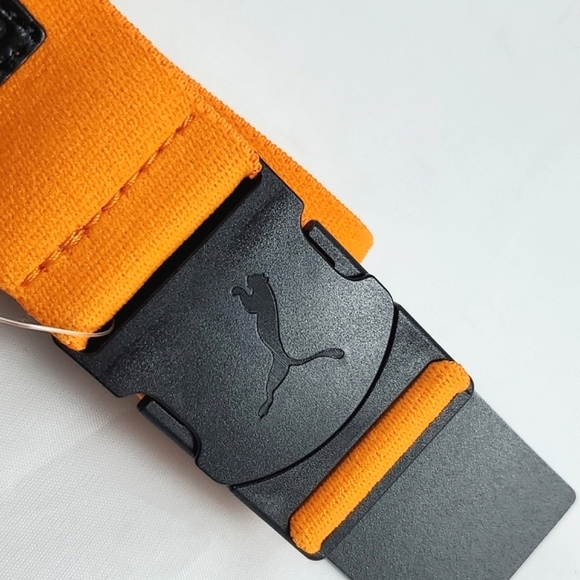 PUMA Golf Youth Ultralite Stretch Orange Belt Low Profile ONSFA - Picture 2 of 10